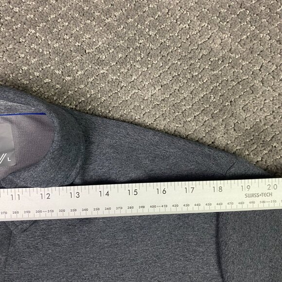Twillory Performance Long Sleeve Polo Shirt Men's Large Gray Athleisure Golf - Picture 10 of 12